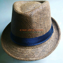 Custom Design Men′s Fedora Hat with Printed Logo for Promotion